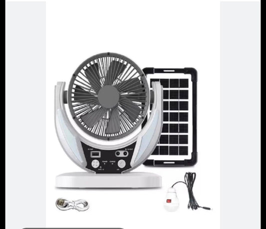Ventilador con Panel Solar
