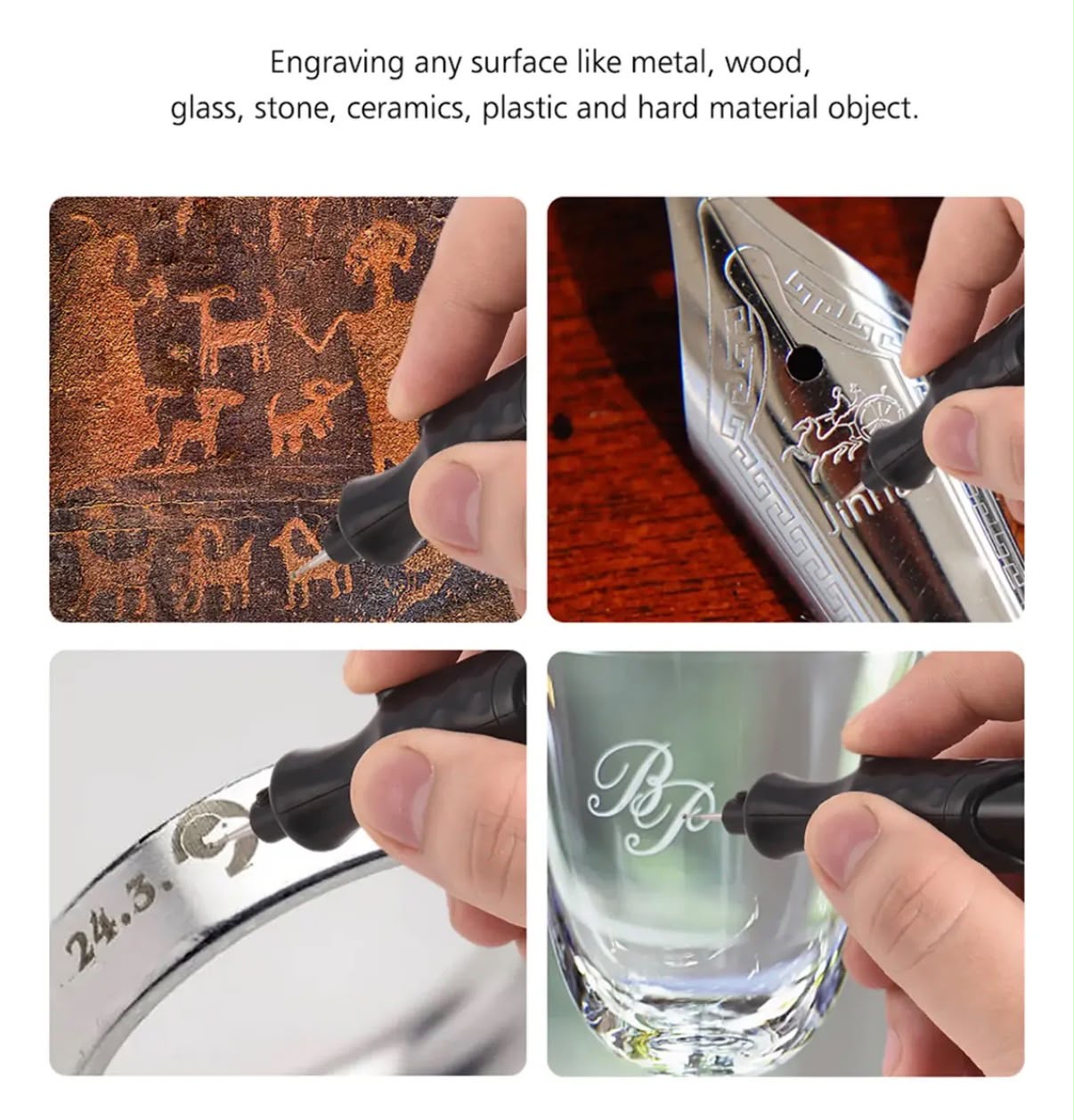 Mini Bolígrafo Eléctrico De Micrograbado Inalámbrico
