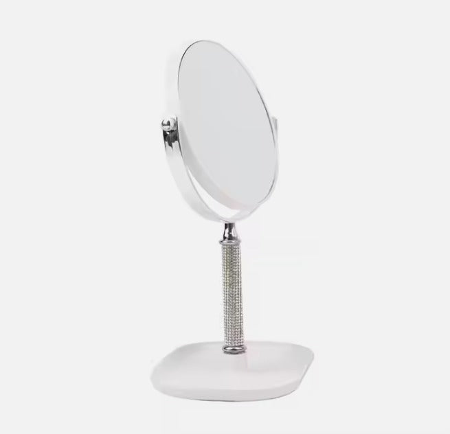Espejo De Maquillaje Con Pedrería+ Envío Gratis
