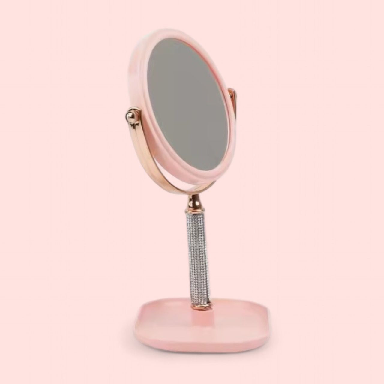 Espejo De Maquillaje Con Pedrería+ Envío Gratis