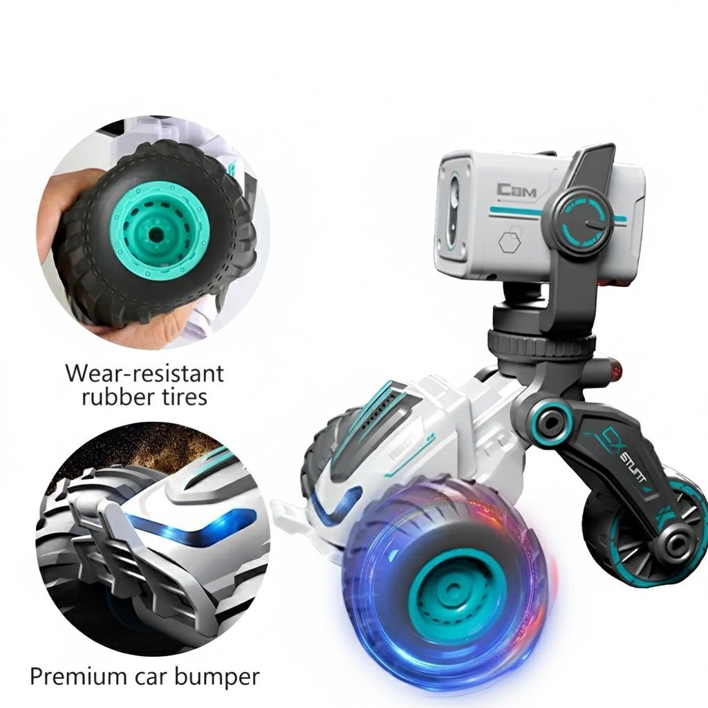 Carro Tanque Con Camara Recargable + Control Remoto