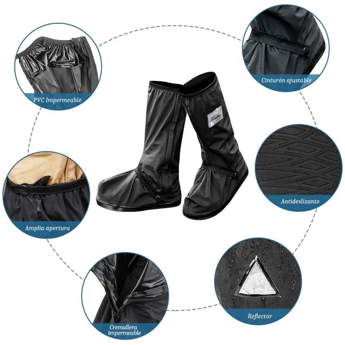 Botas Para Lluvia Impermeables + Envío Gratis