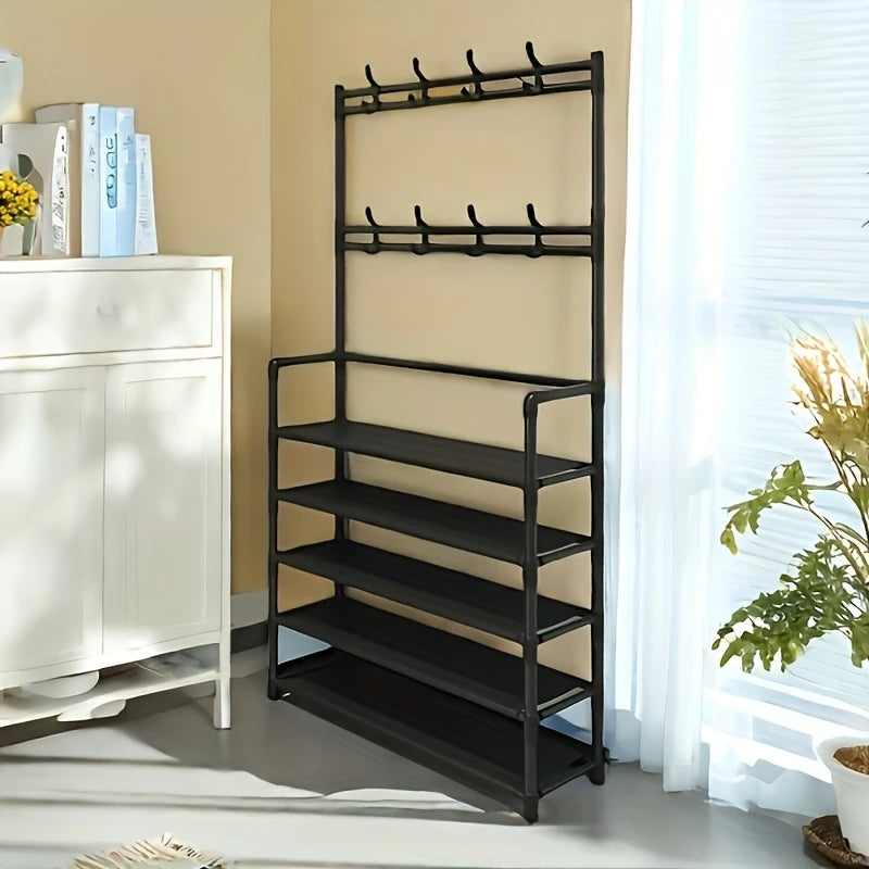 Multifunctional Organizer Shelf With Hooks + Free Shipping