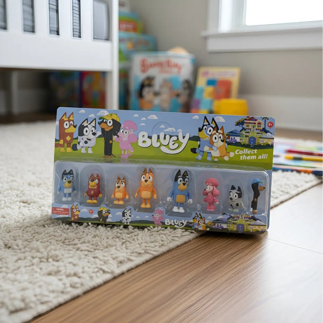 Set de Figuras Coleccionables Bluey X8