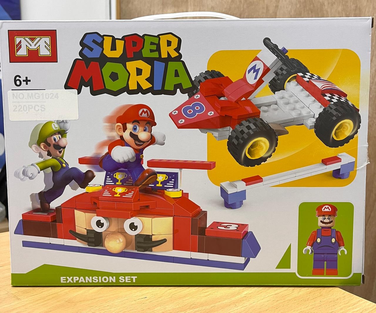 Lego Super Mario Kart De Carreras 220 Piezas