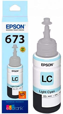 Botella de tinta Epson 673 cian claro T673520-AL