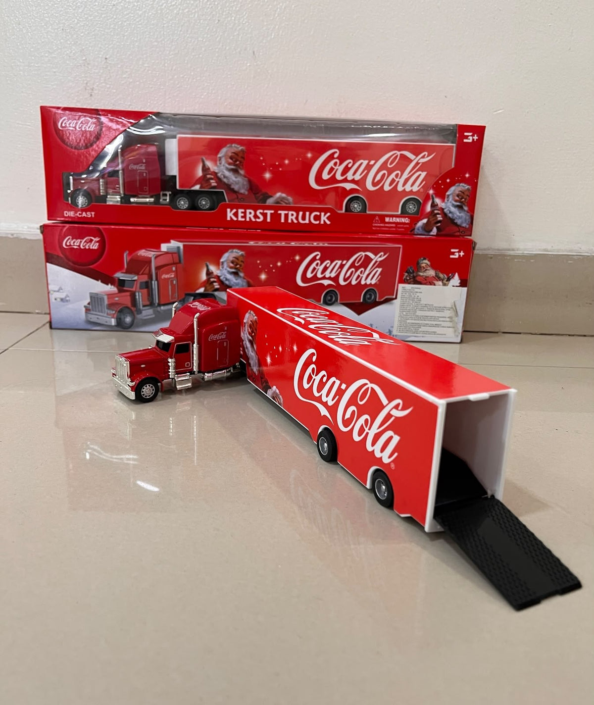 Mula Con Contenedor Coca Cola De Colección