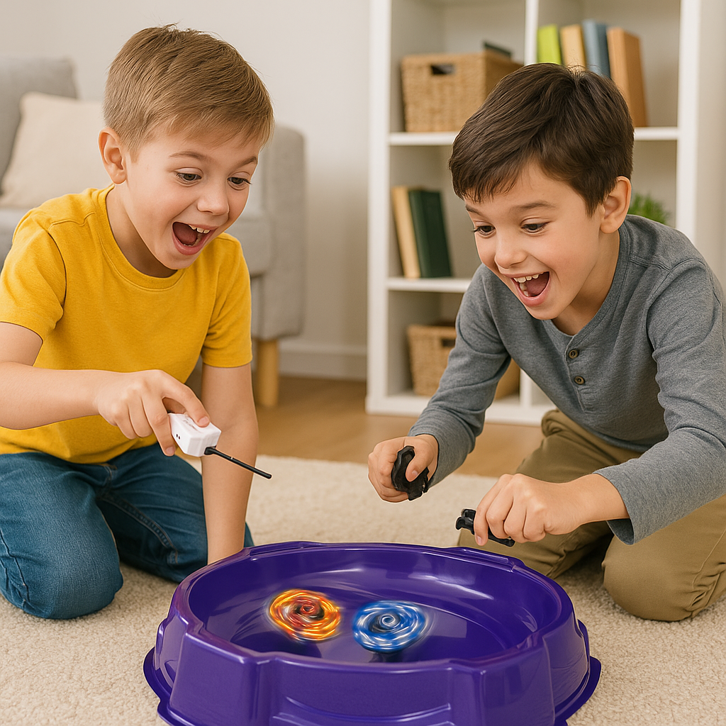 Trompo Lanzador Beyblade De Batalla