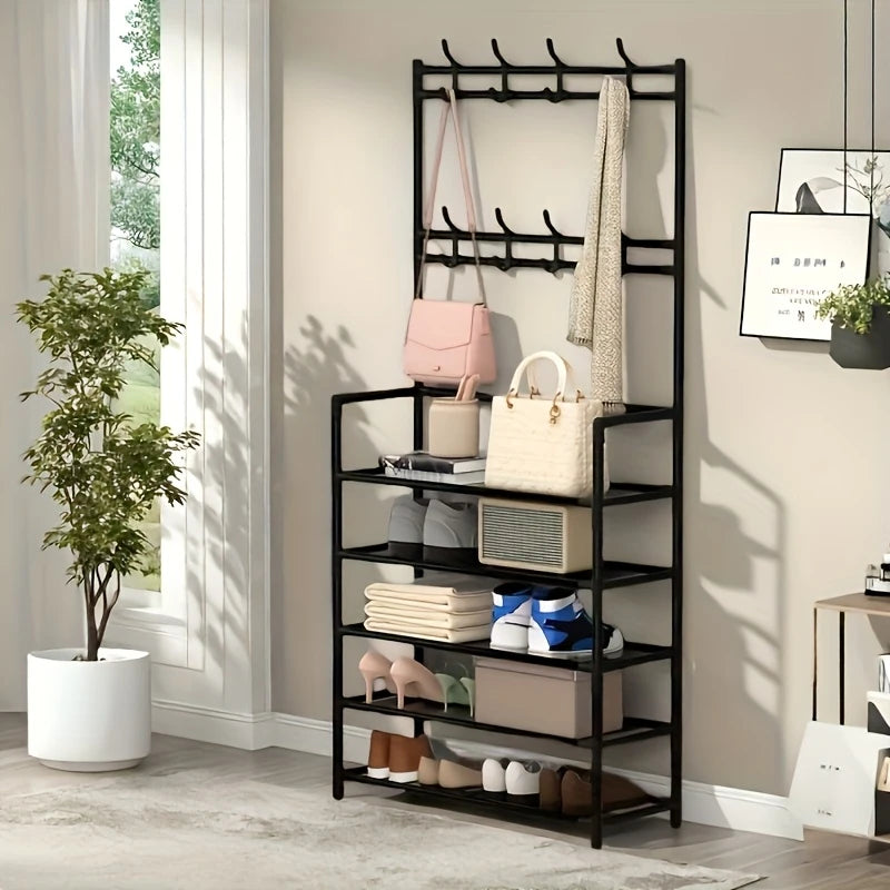 Multifunctional Organizer Shelf With Hooks + Free Shipping