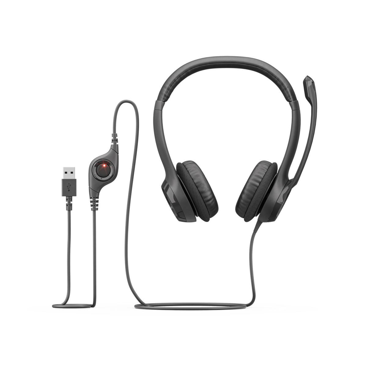 Diadema Logitech H390 USB-A negra