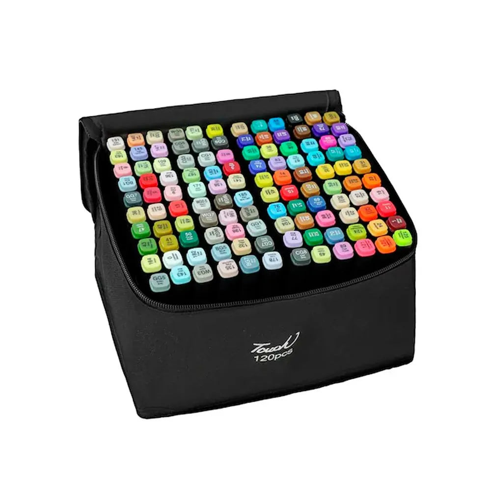 Plumones Touch Doble Punta 120 Piezas