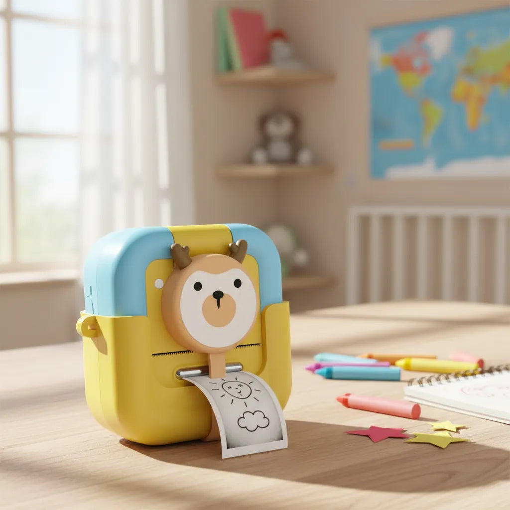 Cámara Dígital con Impresora Instántanea para Niños