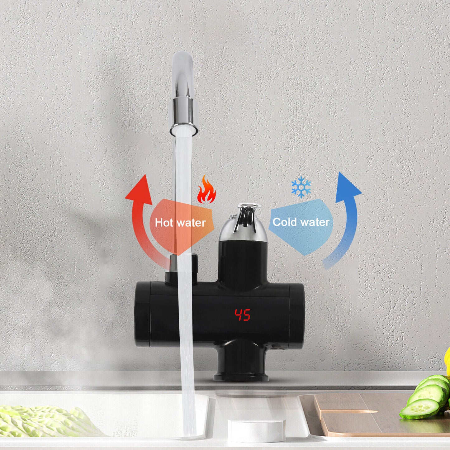 Grifo Con Calentador De Agua Instantáneo