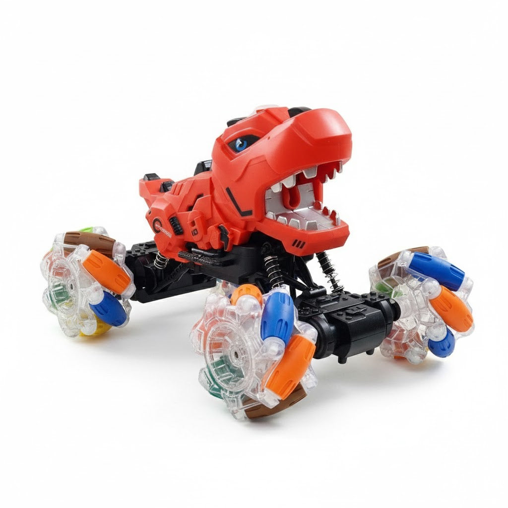 Dinosaurio Carro 360 Con Humo A Control Remoto