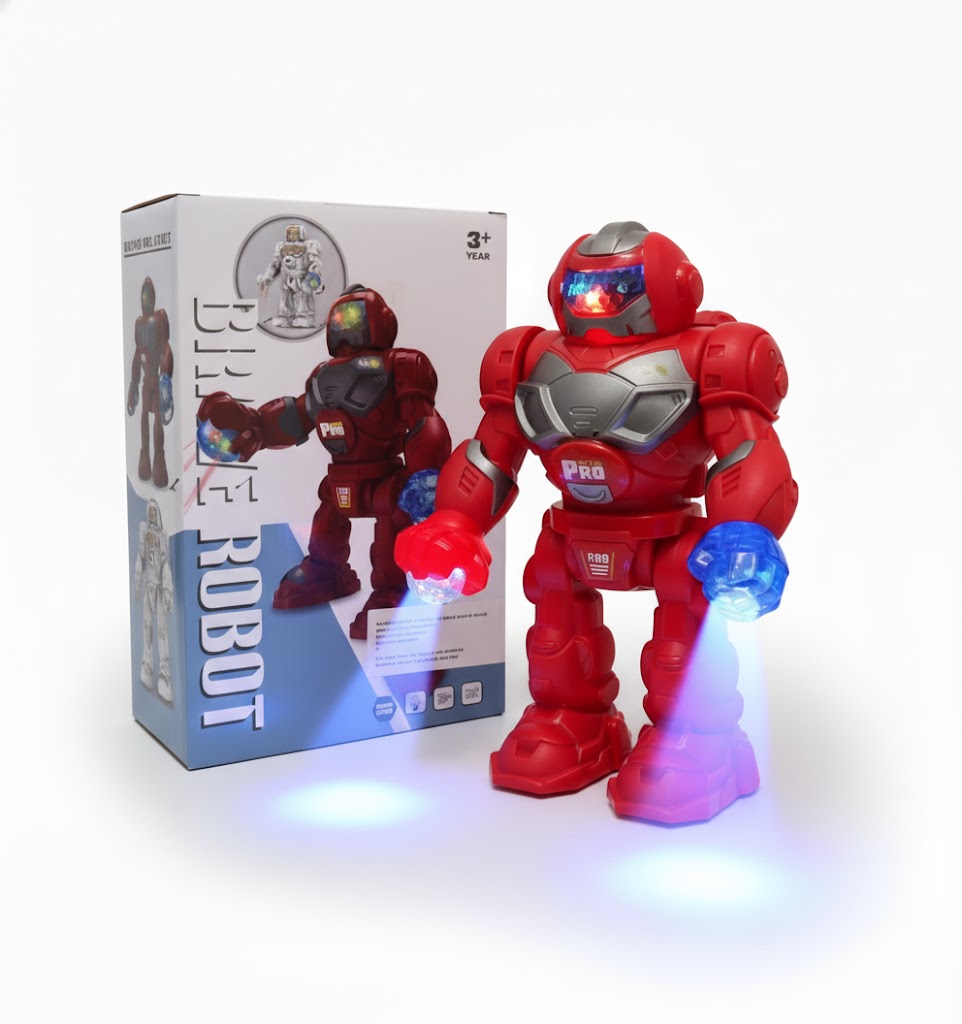 Robot Musical Con Luz Y Movimiento