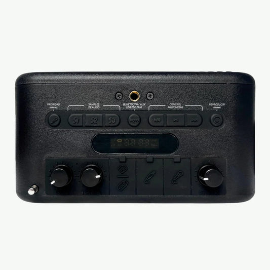 Parlante Portátil Niatec Con Micrófono Inalámbrico UHF Bluetooth Recargable
