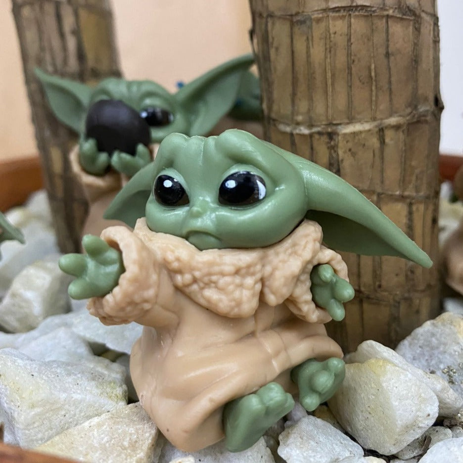 Kit De Muñecos Baby Yoda Por 6 Unidades