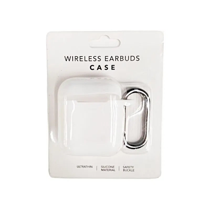 Case Funda Protectora Silicona para audífonos inalámbricos con llavero
