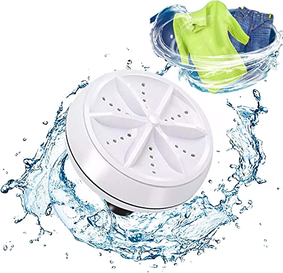 Mini Lavadora Portátil Giratoria USB + Envío Gratis