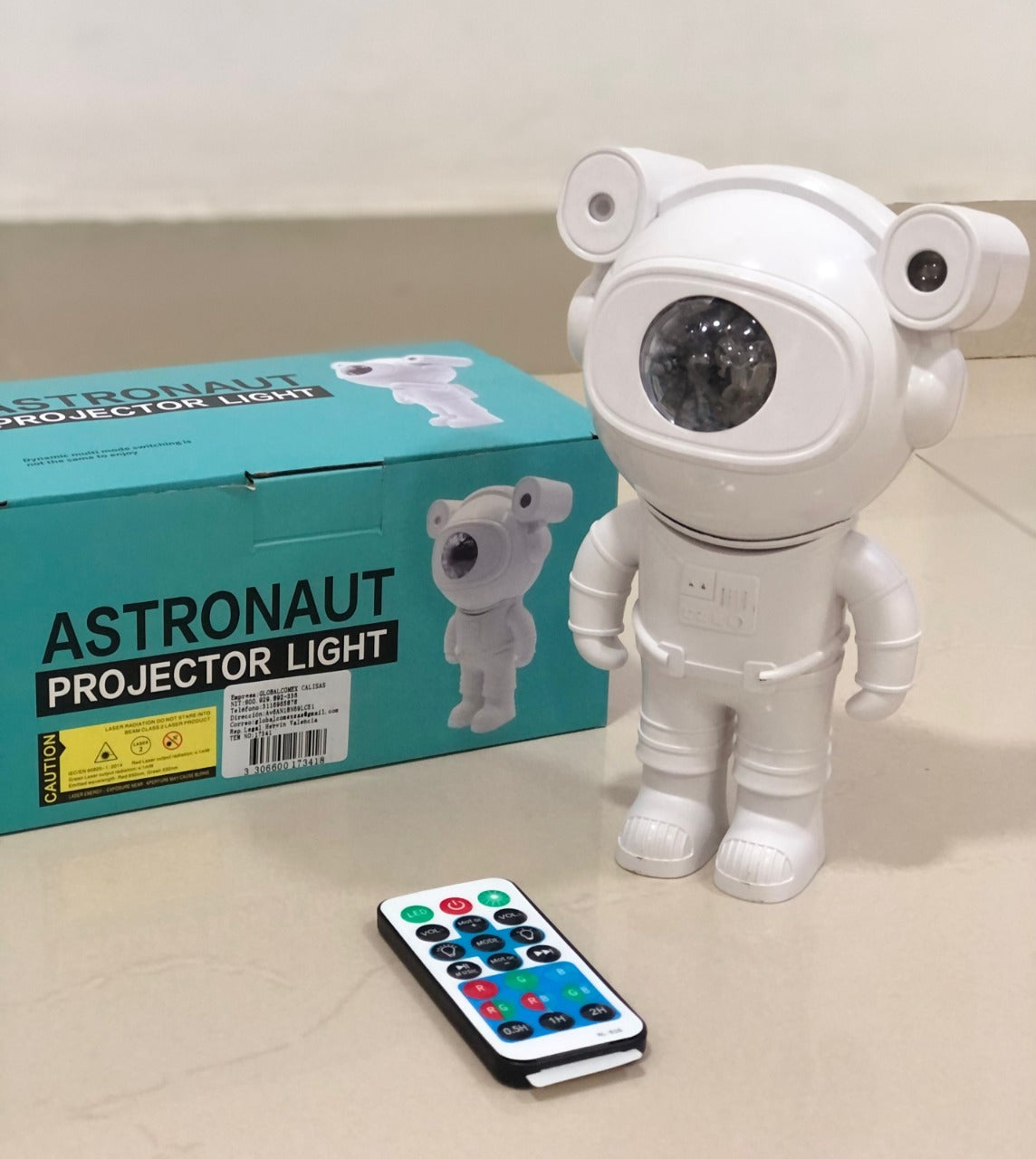 Proyector Lampara Astronauta De Estrellas con parlante + Envio Gratis