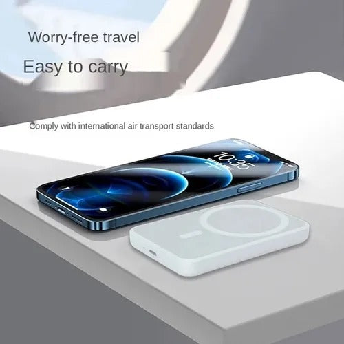 Power Bank Inalámbrico Magnético Portátil recargable Para Celular 5000mah