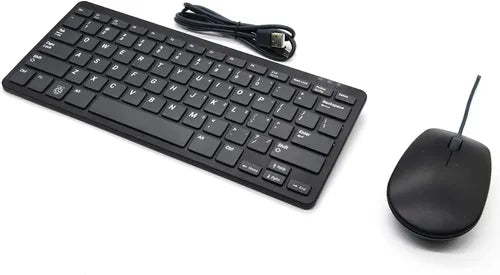 Combo Teclado Mouse Oficina con Ñ Alambrico Usb H-8810 Para Pc