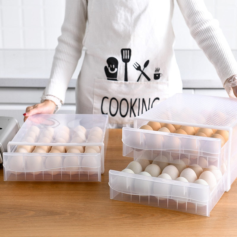 Organizador De Huevos De 2 Niveles X 60 puestos + envío gratis