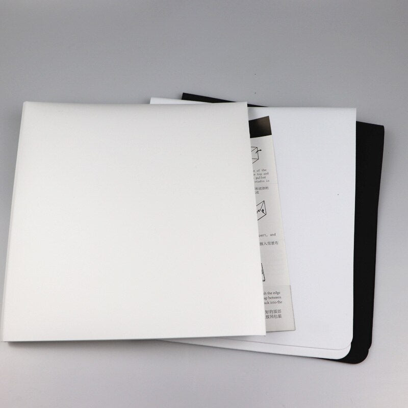 Caja De Luz Plegable Para Celular Estudio Fotografico Fondo Blanco Y Negro