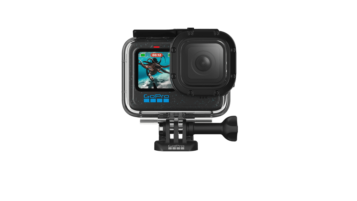 Carcasa protectora GoPro con cámara