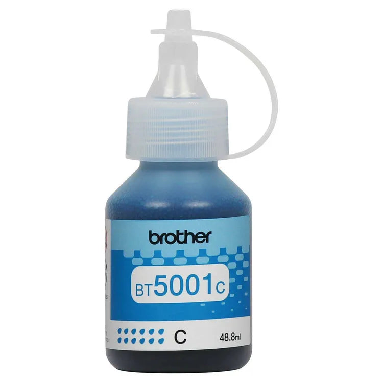 Botella de tinta Brother BT5001C cian original