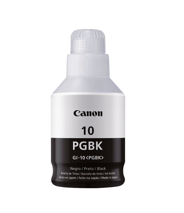 Botella de tinta original Canon GI-10 negra