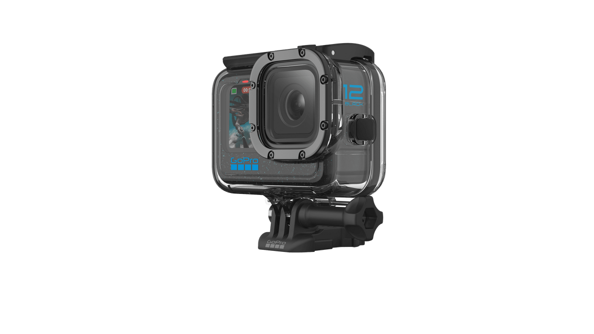 Carcasa protectora GoPro vista trasera