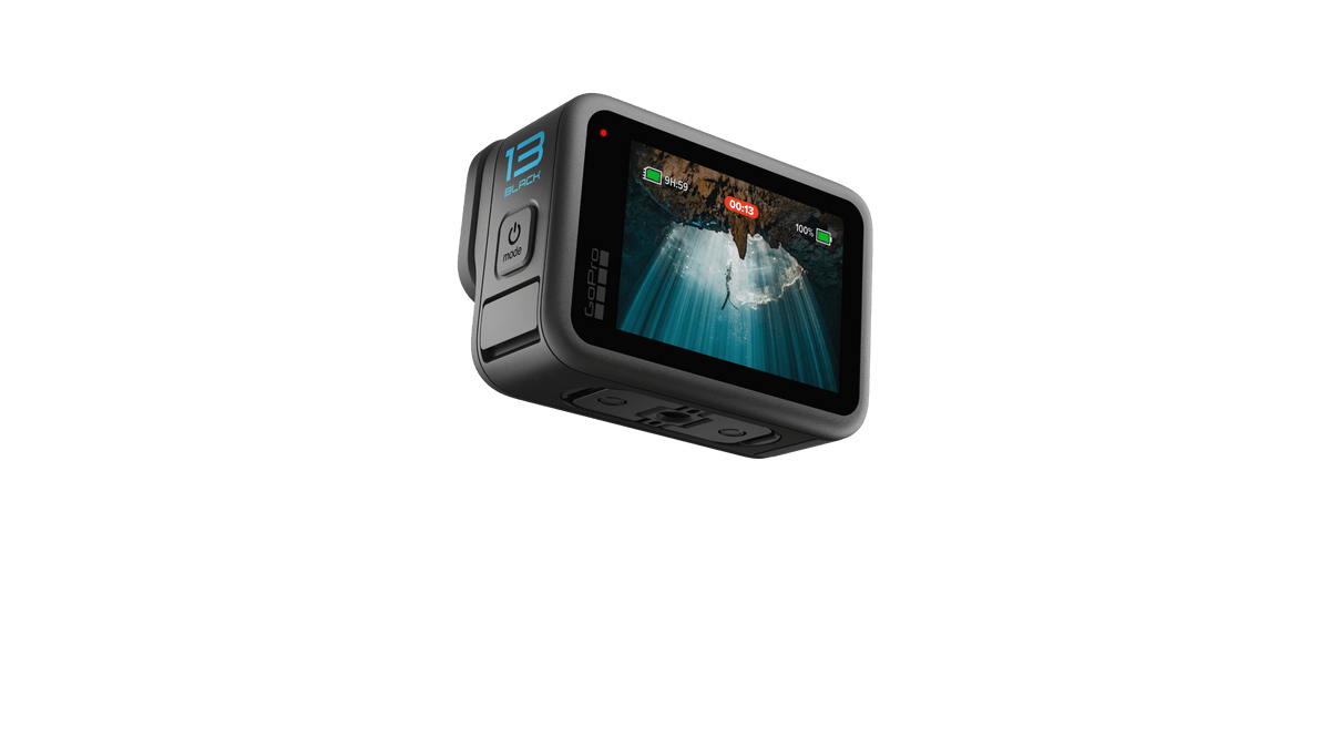 GoPro HERO13 Black vista trasera con pantalla