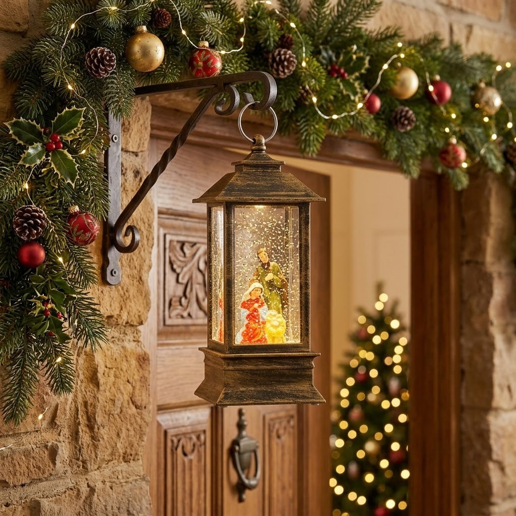 Mini Farol Navideño 12x5 CM