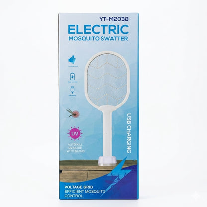 Raqueta Eléctrica Mata Mosquitos Recargable