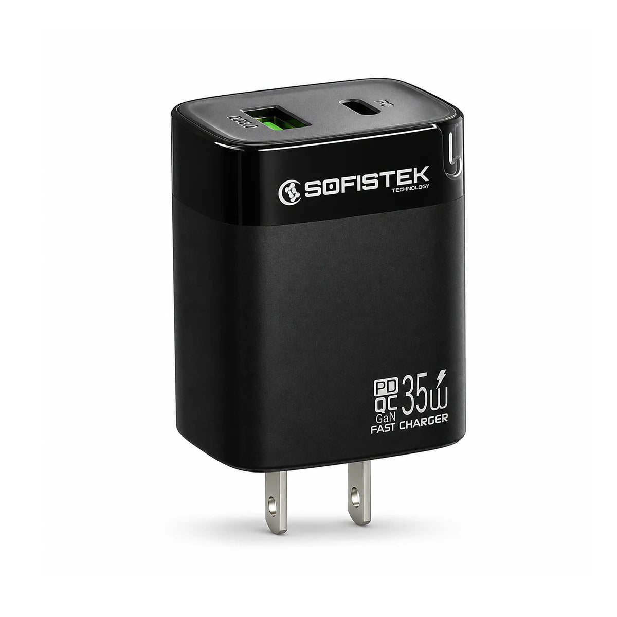 Cargador Sofistek AC-SKL25 35W GaN Carga Rápida USB-C