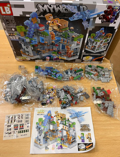 Set De Lego Minecraft 551 Piezas Con Luz Led