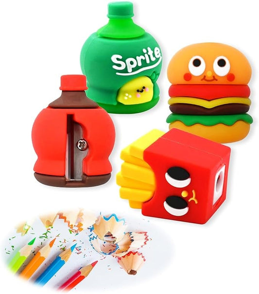 Sacapuntas Kawaii De Figuras X1 Unidad