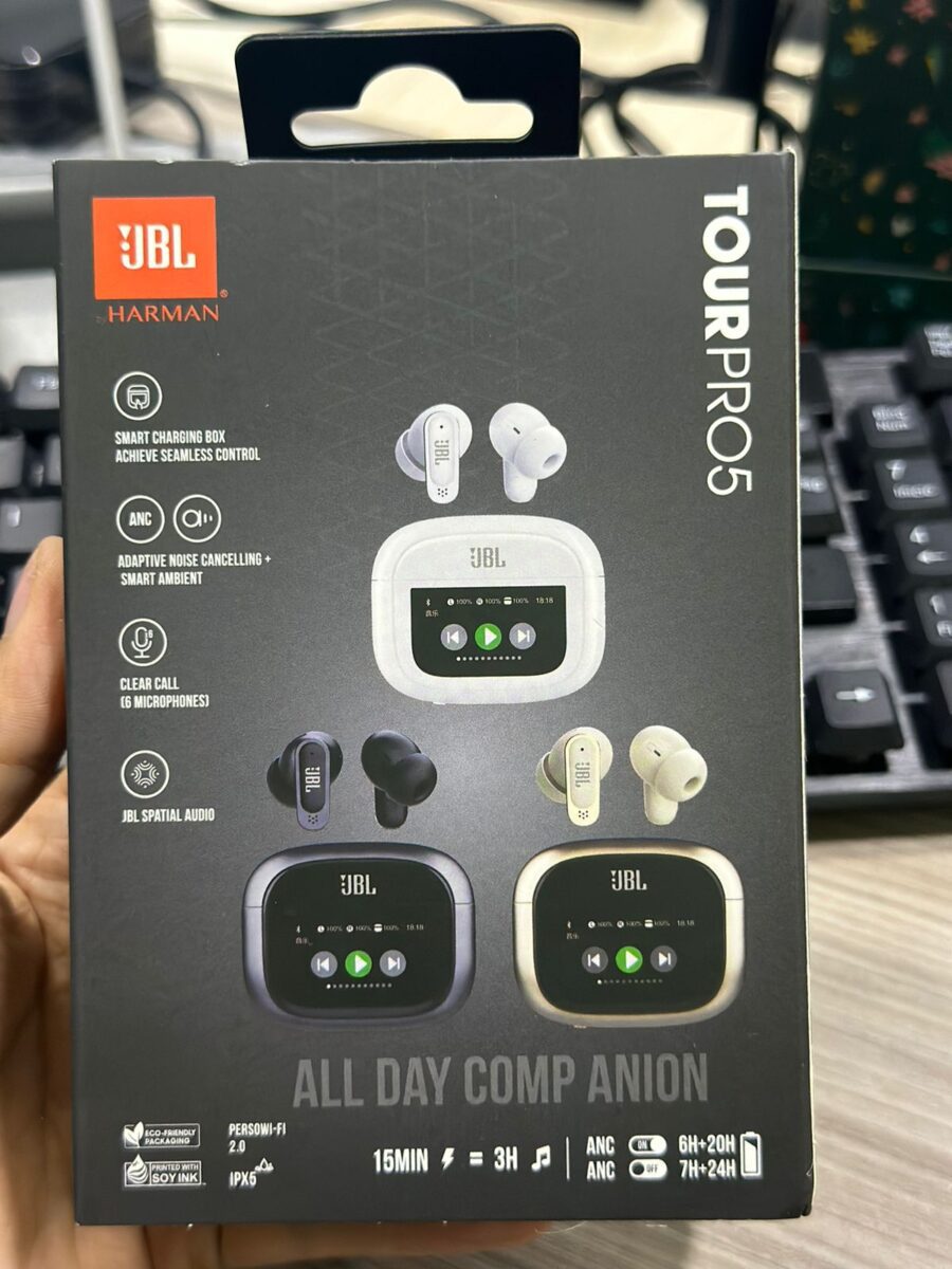 Audífonos JBL Tour Pro 5 con Pantalla Táctil 1.1