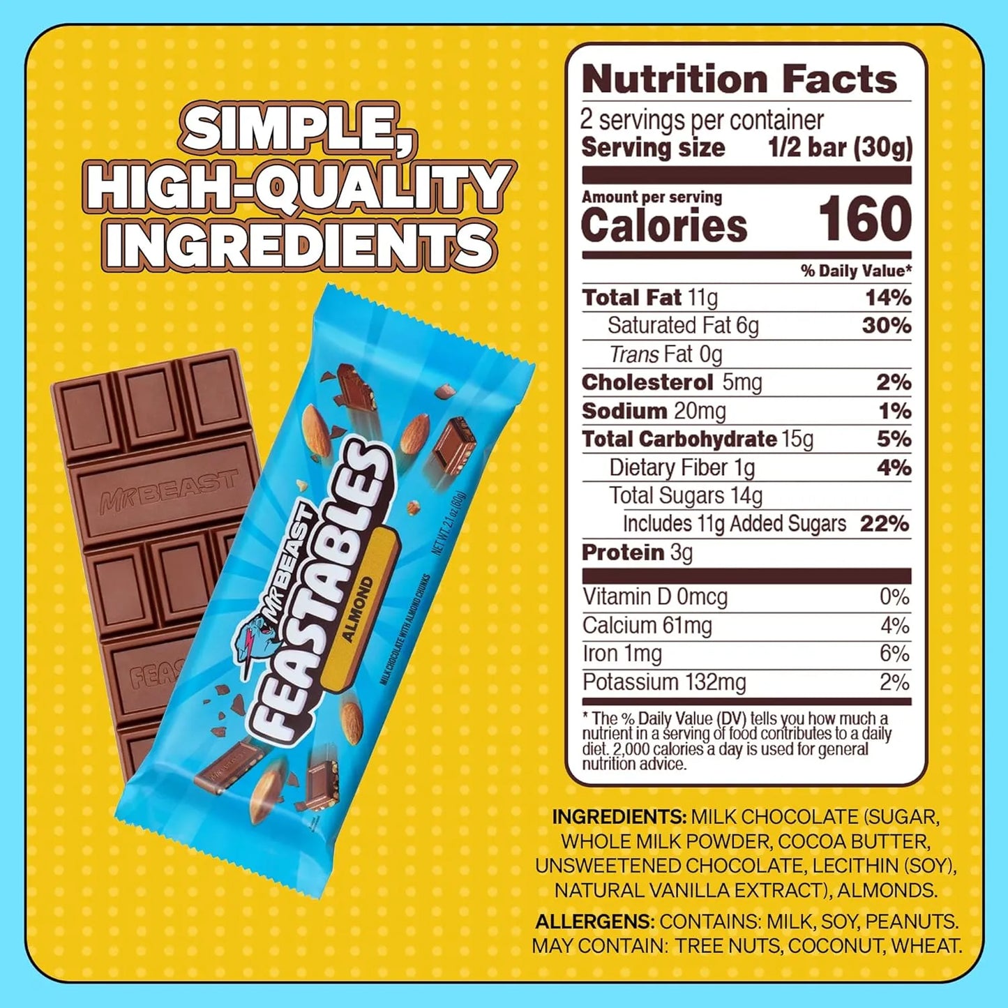 Chocolate MrBeast Feastables 60g Original