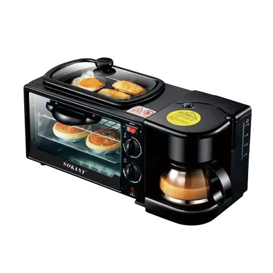 Horno Eléctrico Sokany 3 En 1