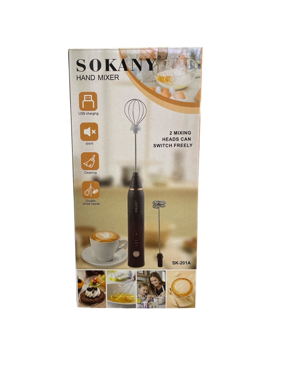 Batidor Portátil Recargable 2 En 1 Sokany