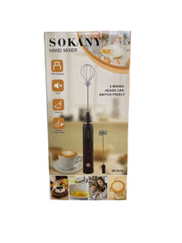 Batidor Portátil Recargable 2 En 1 Sokany