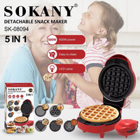 Mini Waflera 5 En 1 Sokany