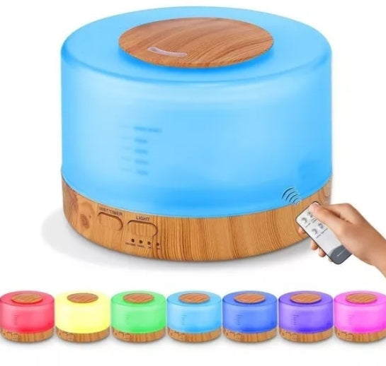 Humidificador Base Madera Con Control