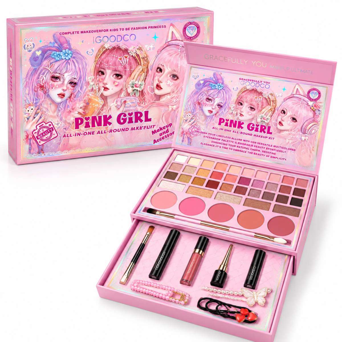 Set De Maquillaje Infantil 50 Piezas
