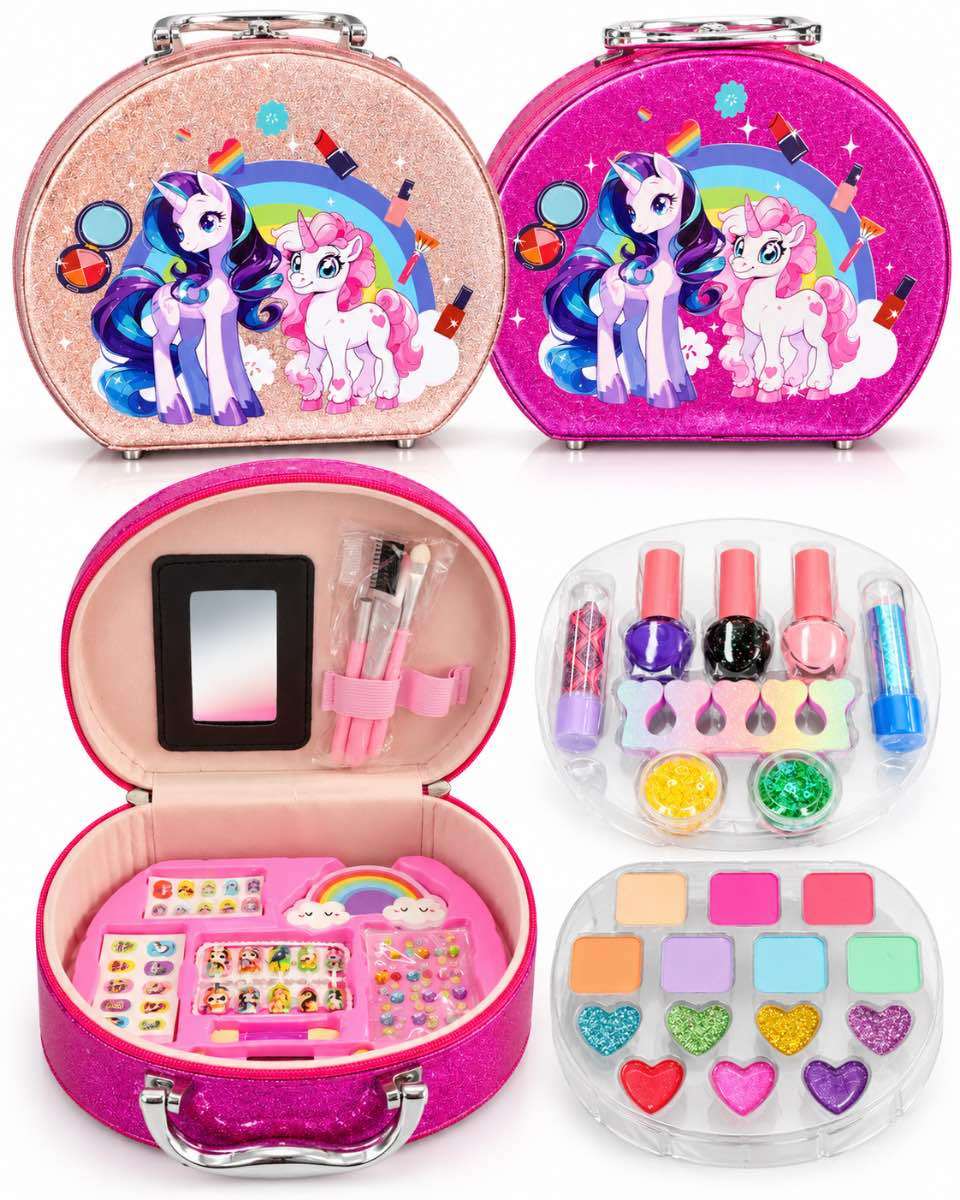 Set De Belleza Maquillaje Infantil 43 Piezas