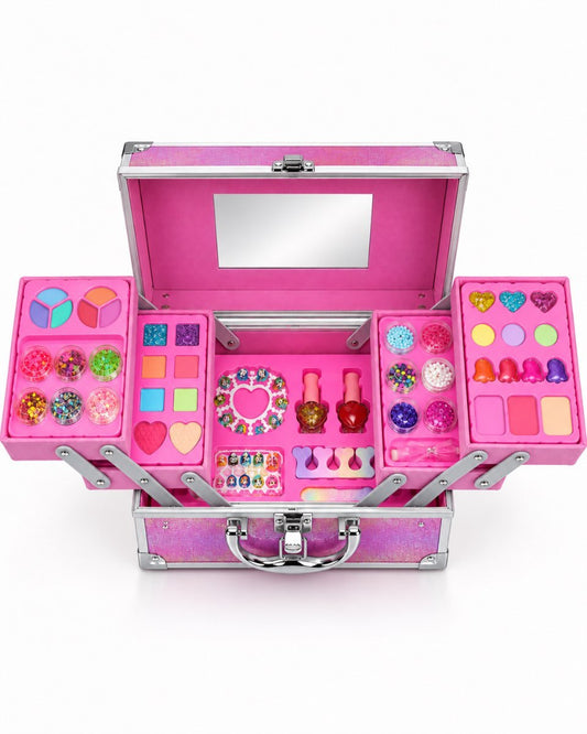 Set de belleza maquillaje infantil 63 piezas