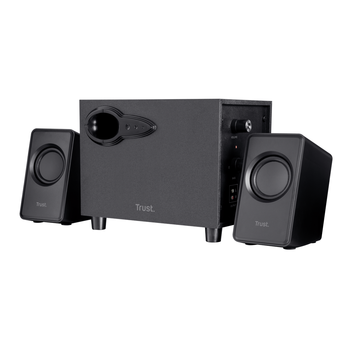 Parlantes Trust Avora 2.1 con subwoofer
