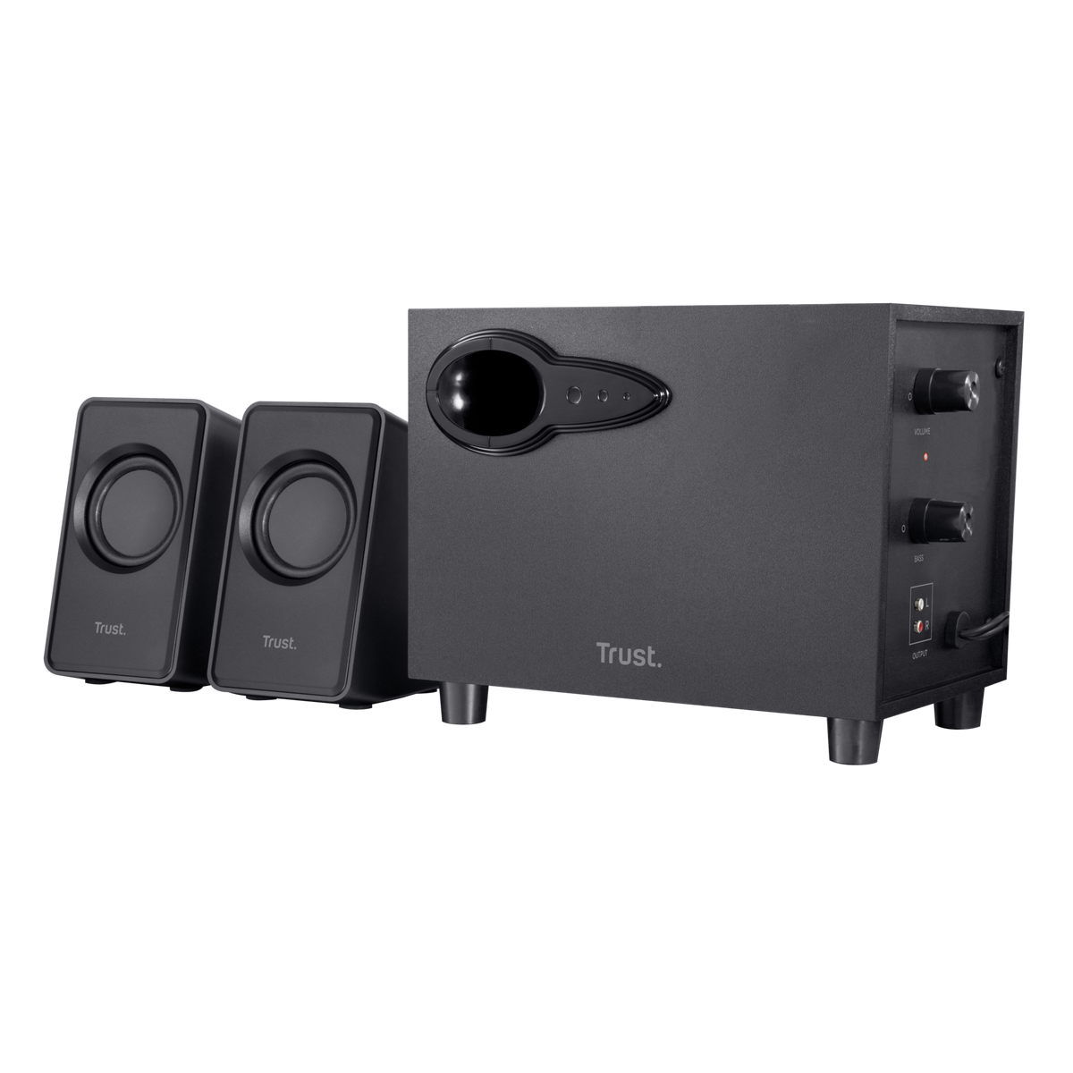 Parlantes Trust Avora 2.1 vista
